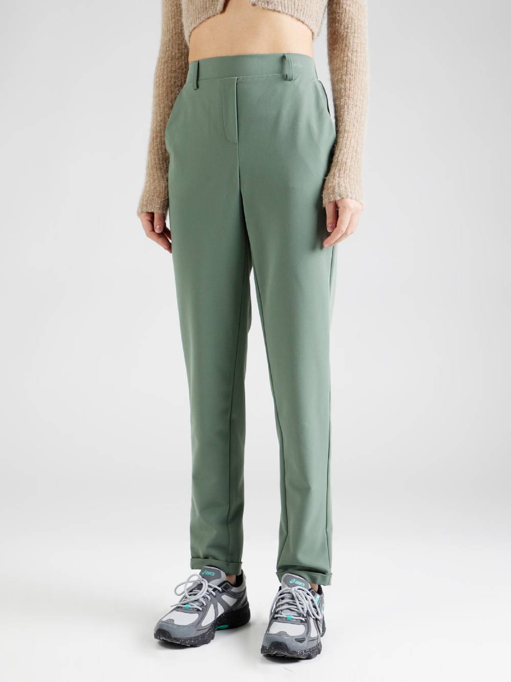 VERO MODA Regular Chino Pants 'Naya' In Reed