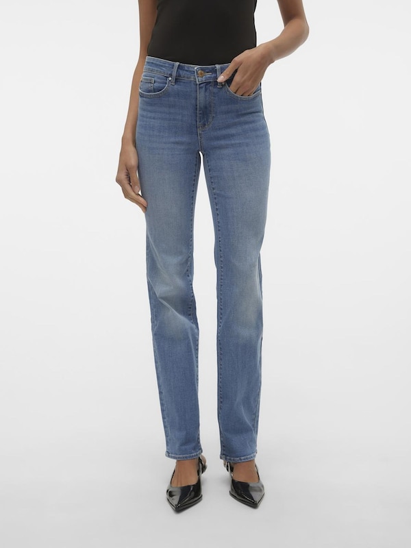 VERO MODA Regular Jeans 'VMFlash' in Blue Denim