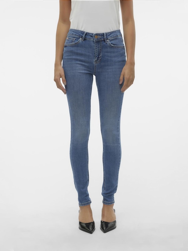 VERO MODA Skinny Jeans 'VMFLASH' in Blue Denim