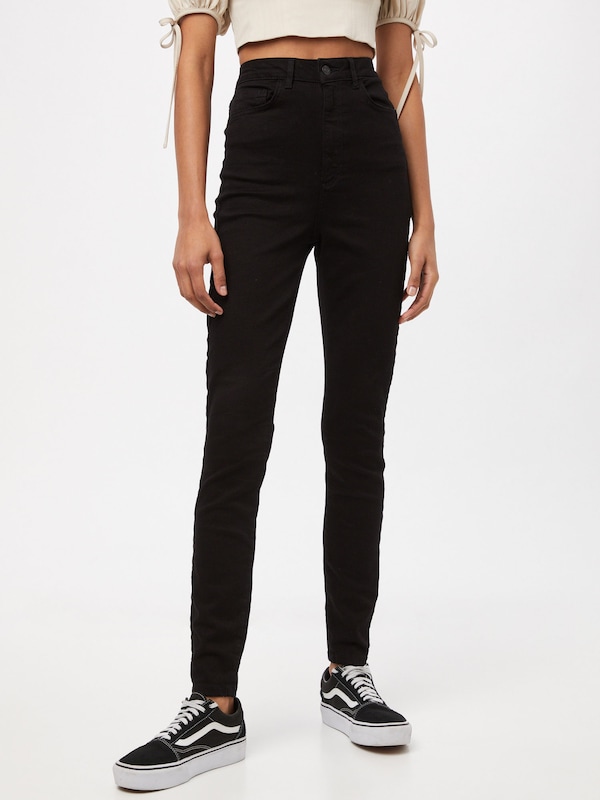 VERO MODA Skinny Jeans 'VMSandra' in Black Denim
