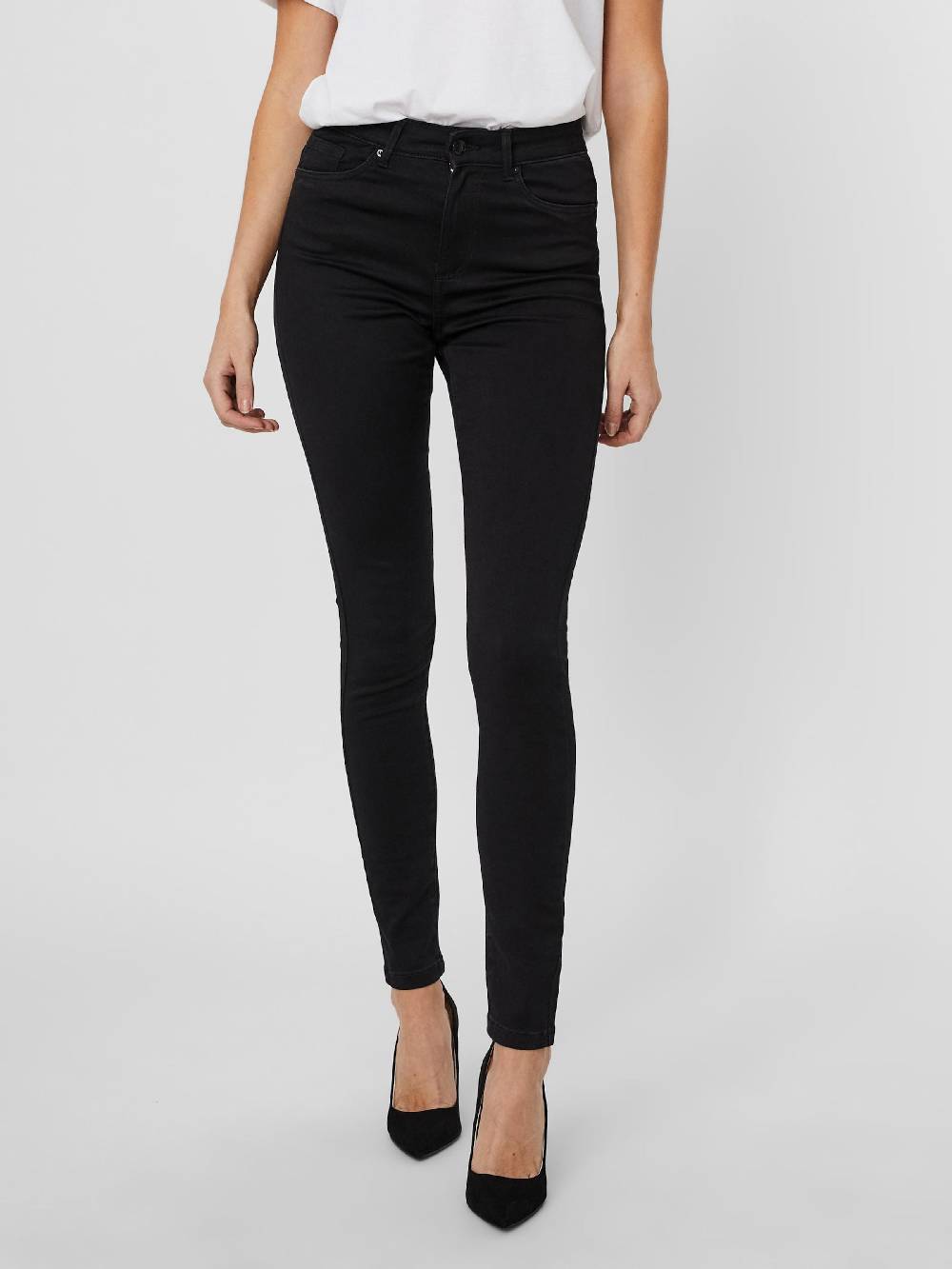 VERO MODA Skinny Jeans 'VMSophia' In Black