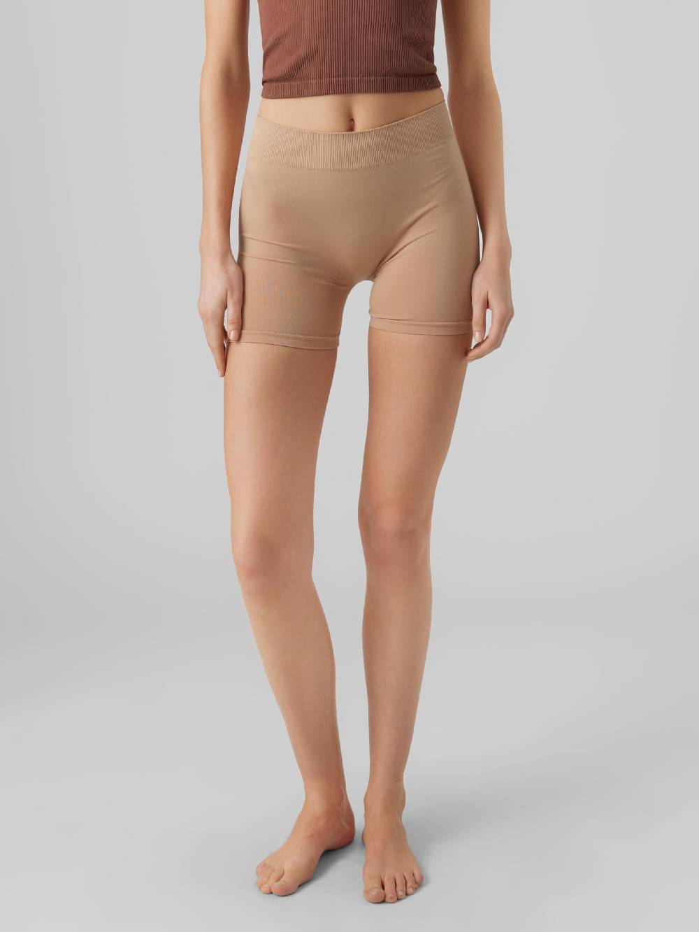 VERO MODA Skinny Leggings 'VMJACKIE' In Beige