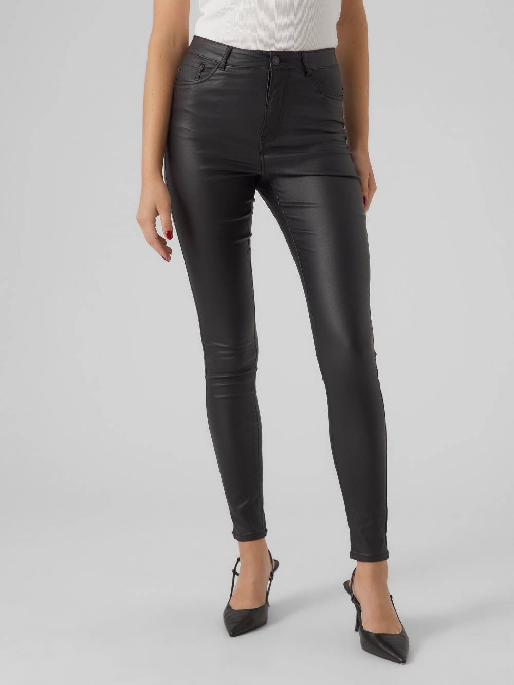 VERO MODA Skinny Pants 'VMSophia' In Black