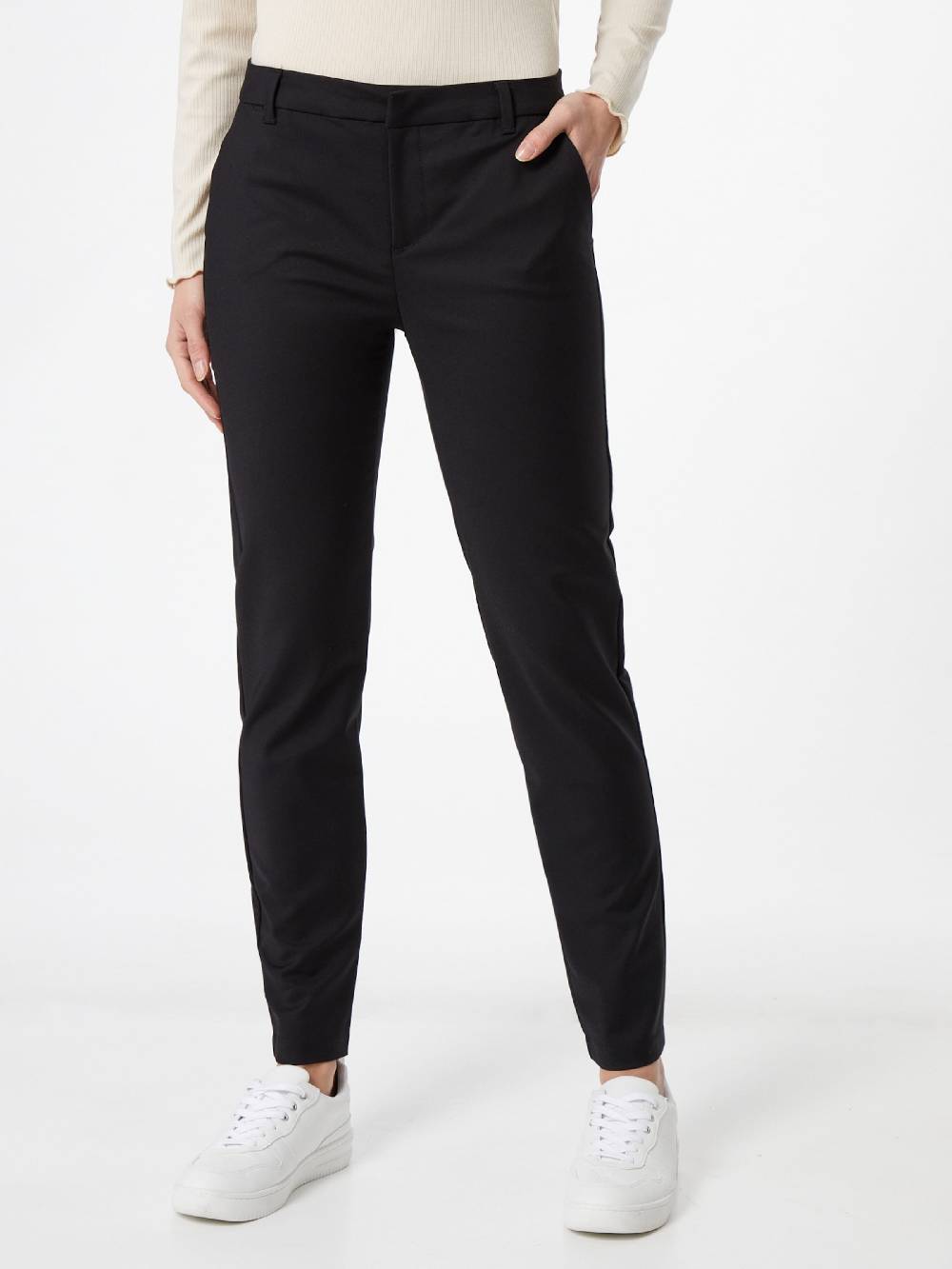 VERO MODA Slim Fit Chino Pants In Black