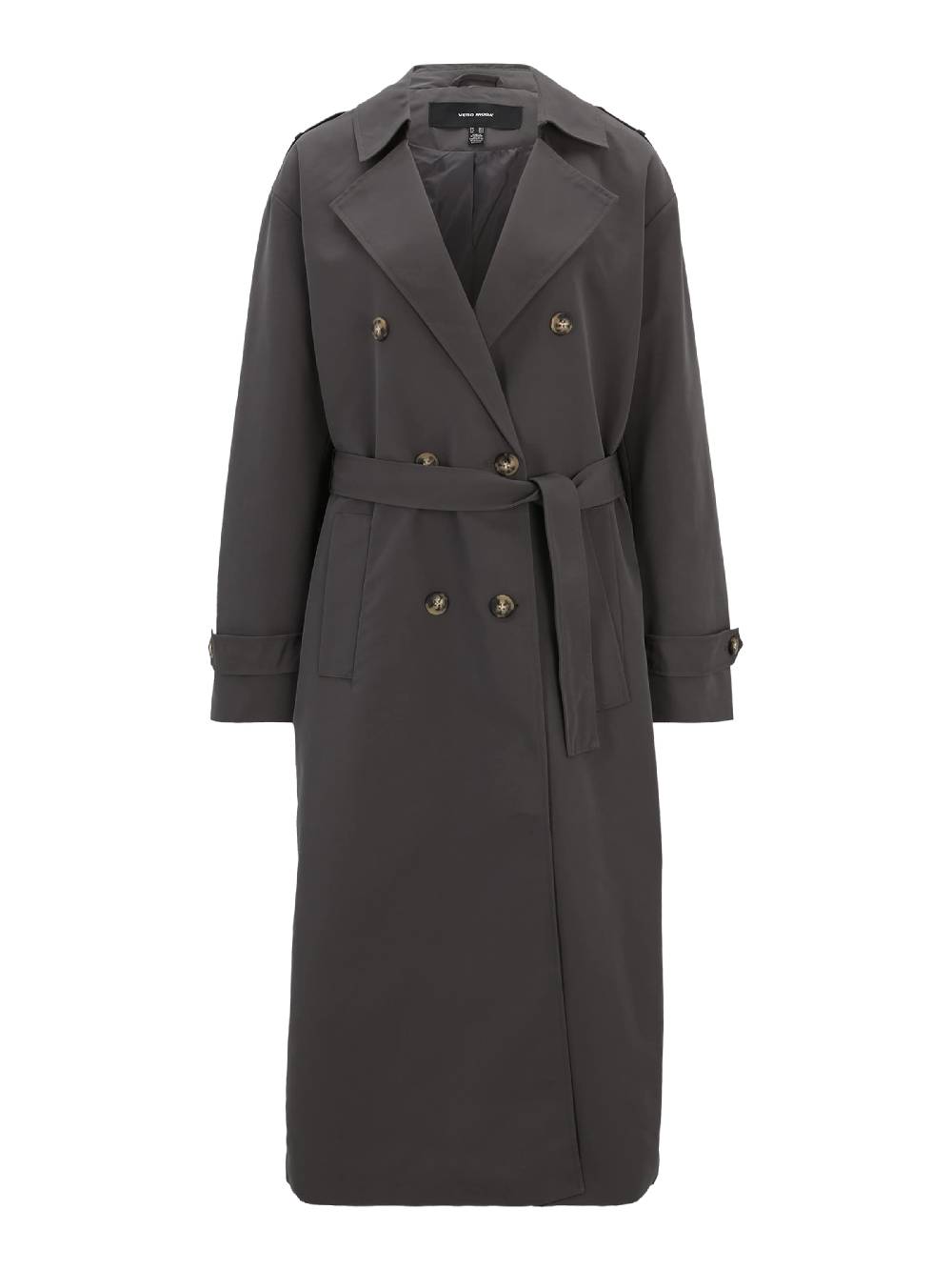 Vero Moda Tall Between-Seasons Coat 'VMCHLOE' In Anthracite