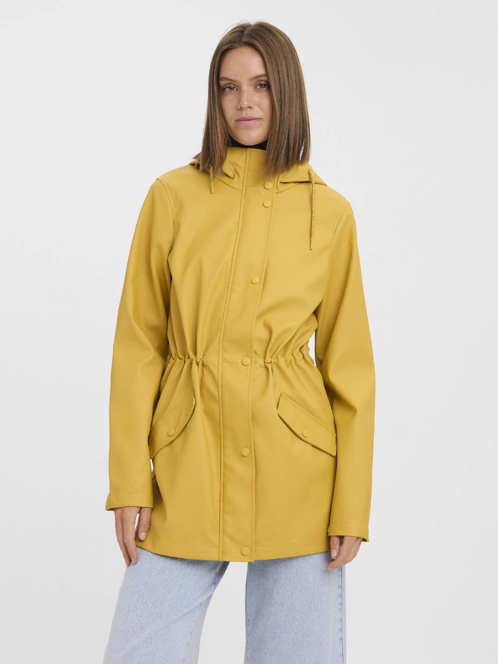 Vero Moda Tall Between-Seasons Parka In Honey