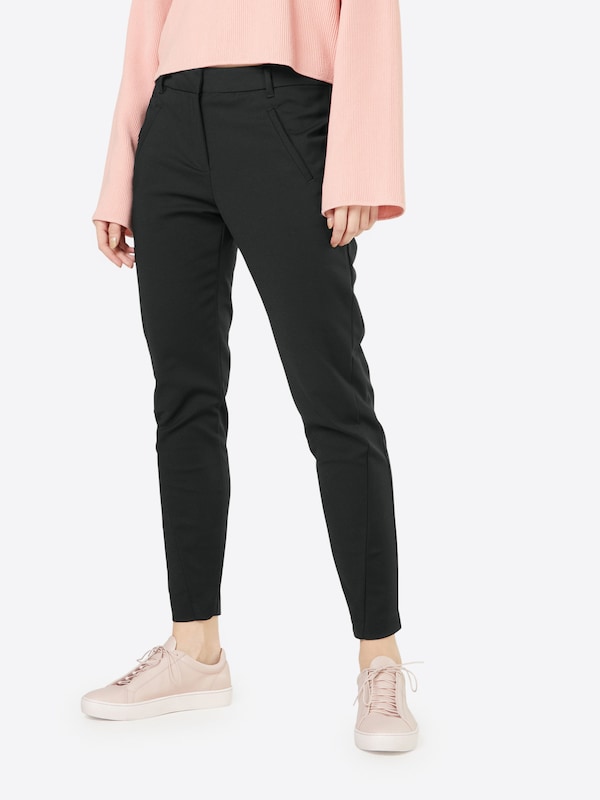 VERO MODA Tapered Pants 'VICTORIA' in Black