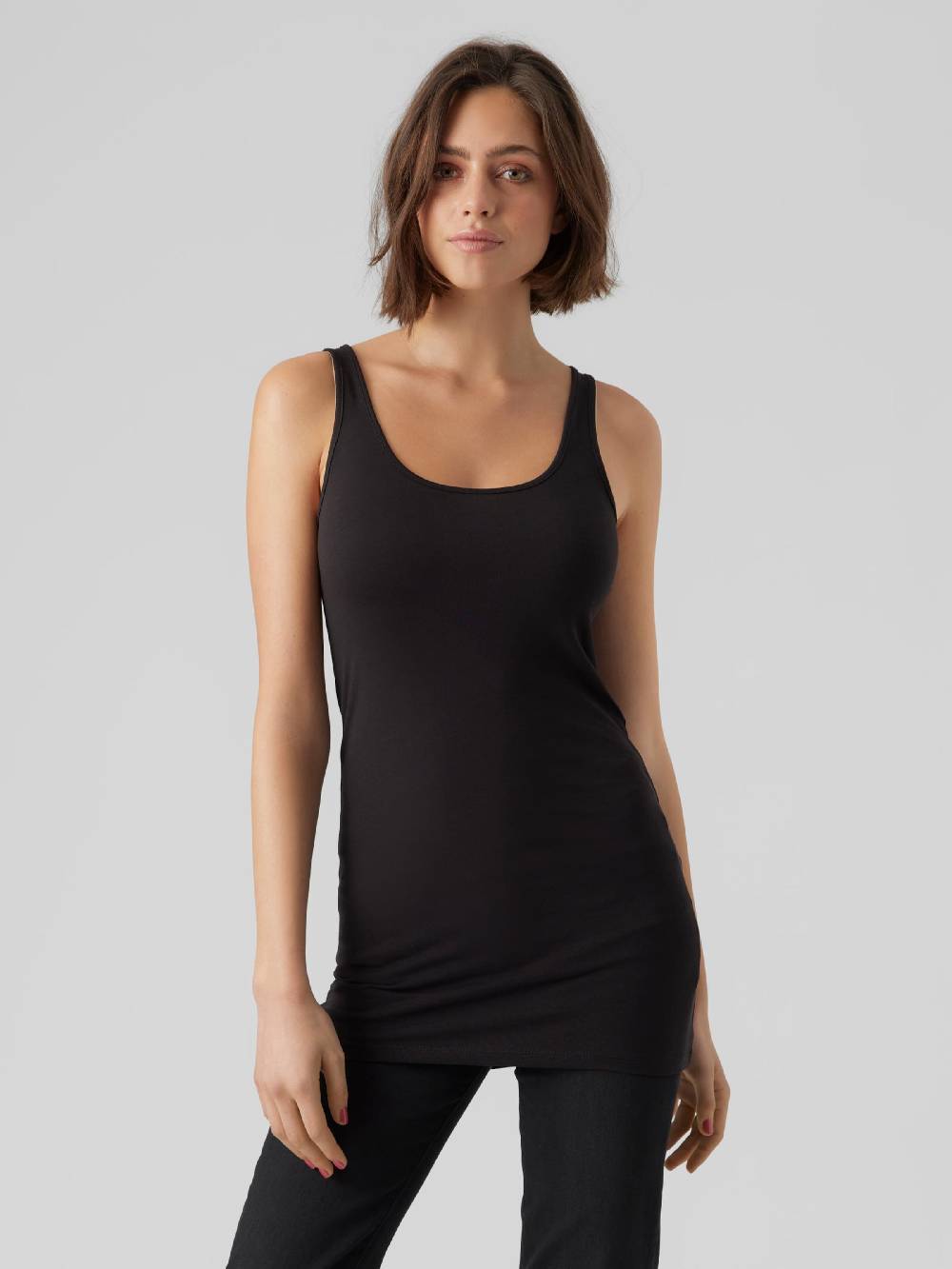 VERO MODA Top 'VMMAXI' In Black, White