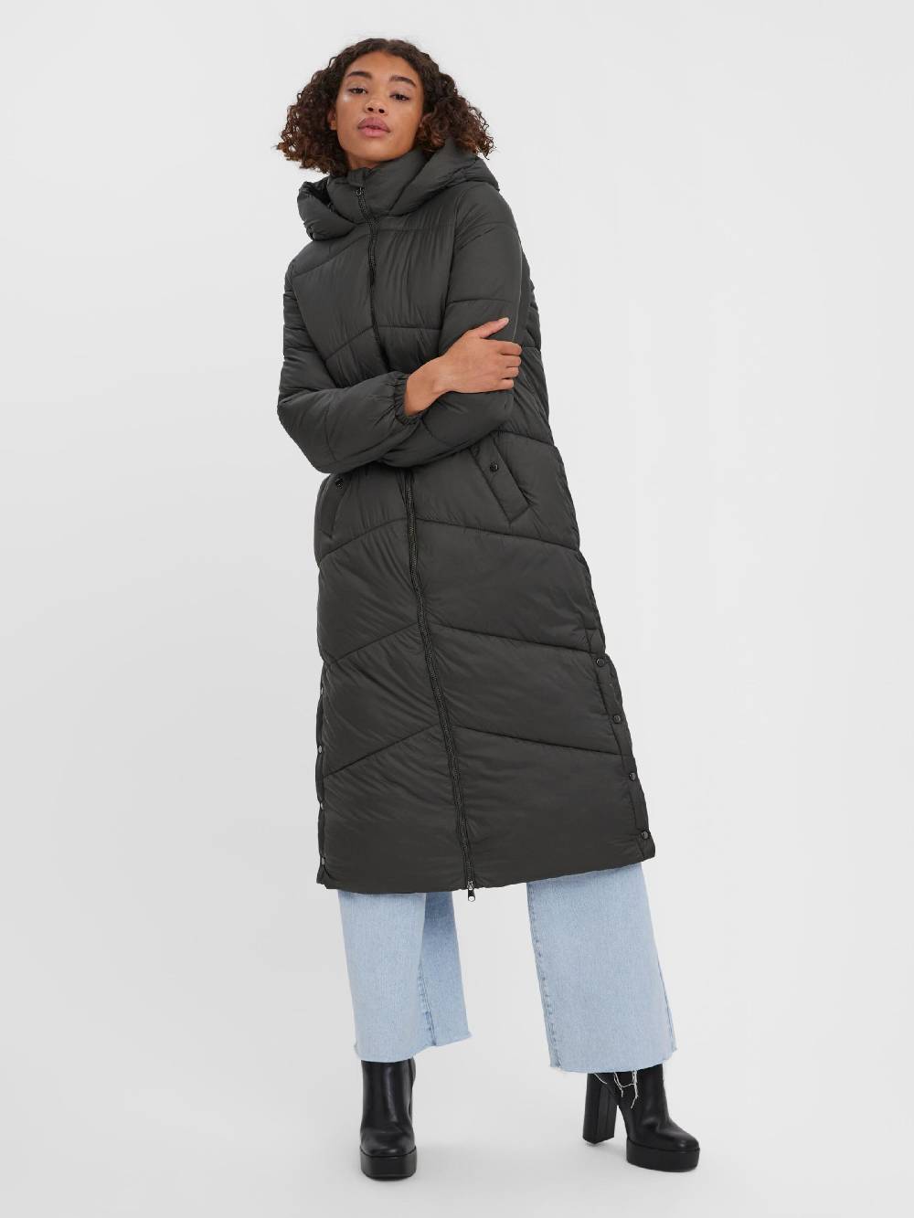 VERO MODA Winter Coat 'VMUppsala' In Fir