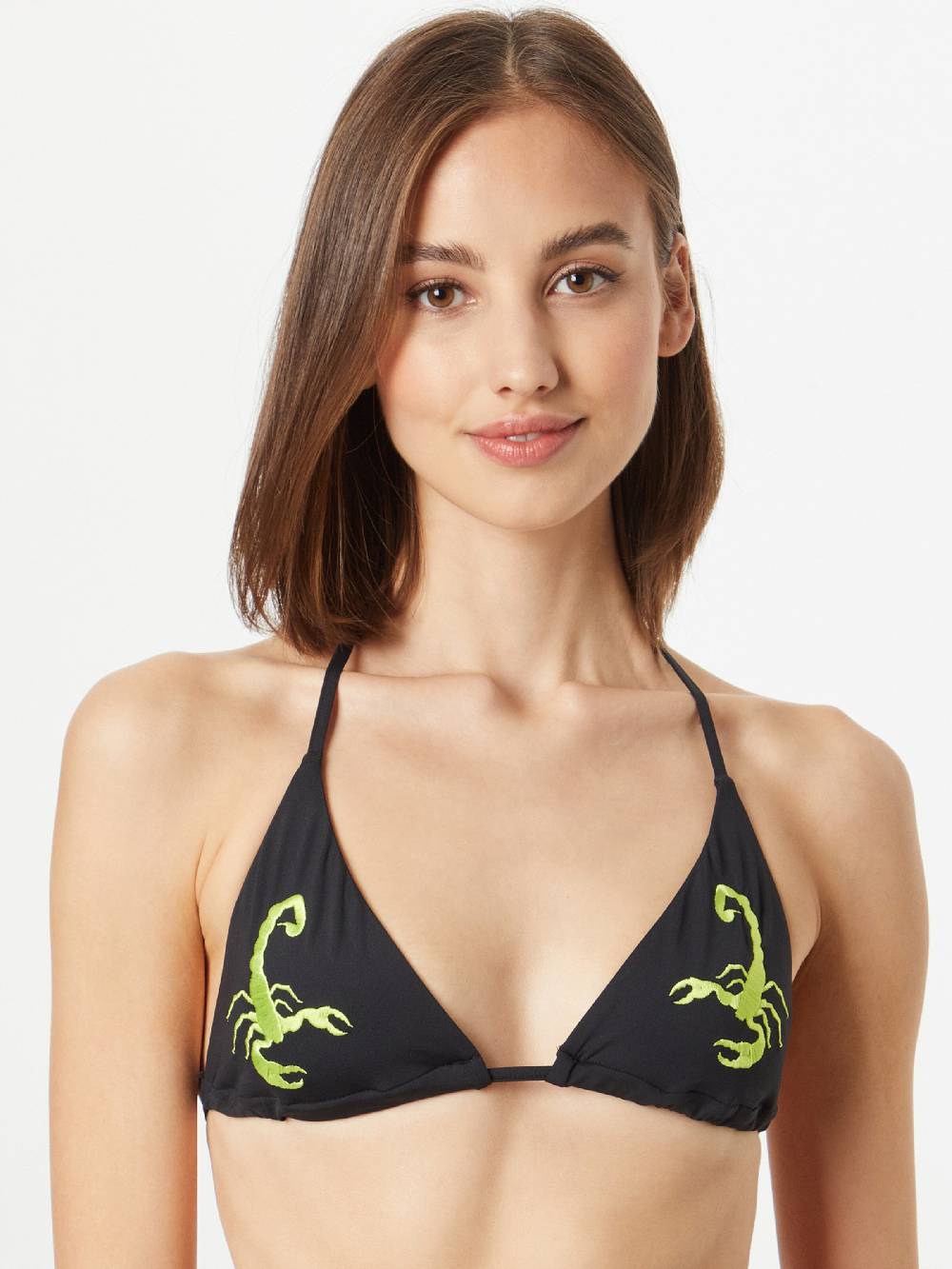VIERVIER Triangle Bikini Top 'Katja' In Black