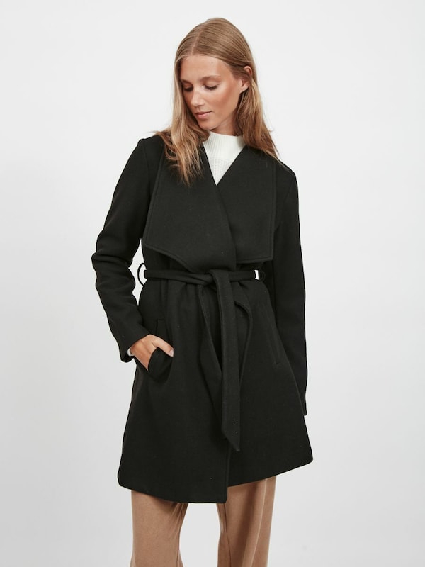 VILA Between-Seasons Coat 'Cooley' in Black