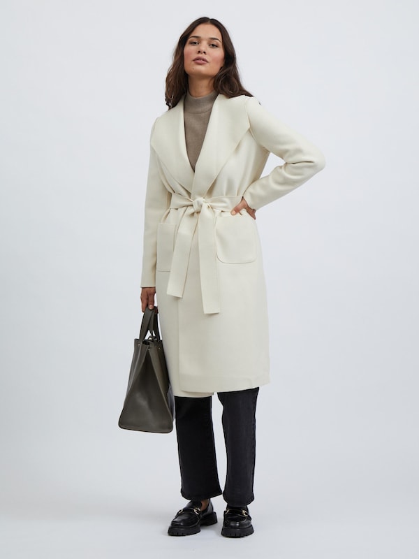 VILA Between-Seasons Coat 'VIJuice' in Cream