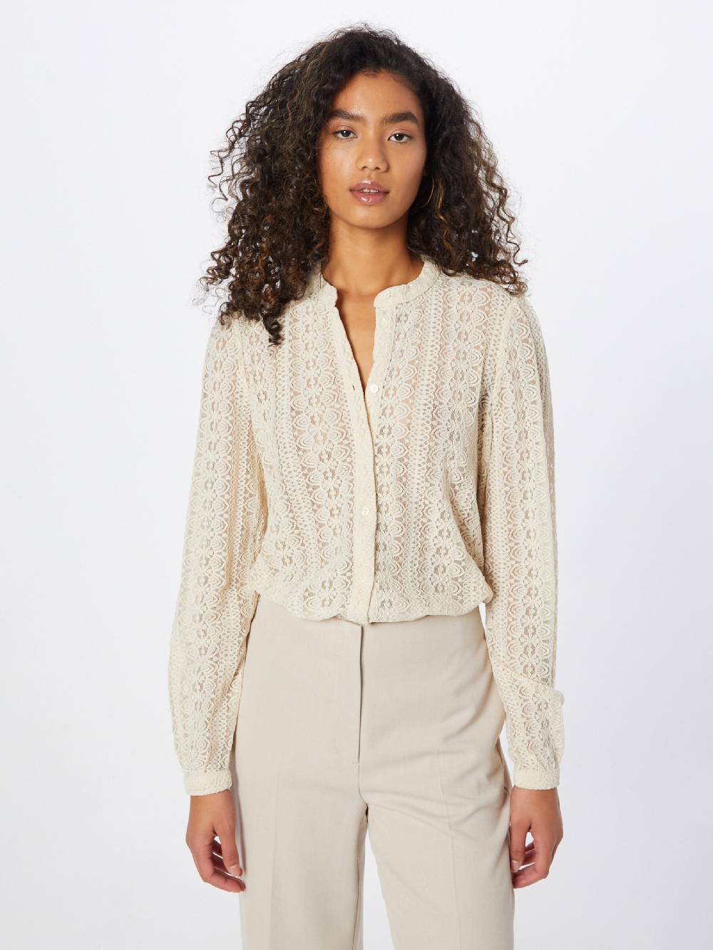 VILA Blouse 'VIChikka' In Cream
