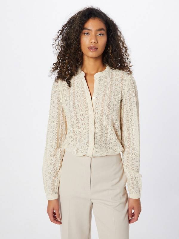 VILA Blouse 'VIChikka' in Cream