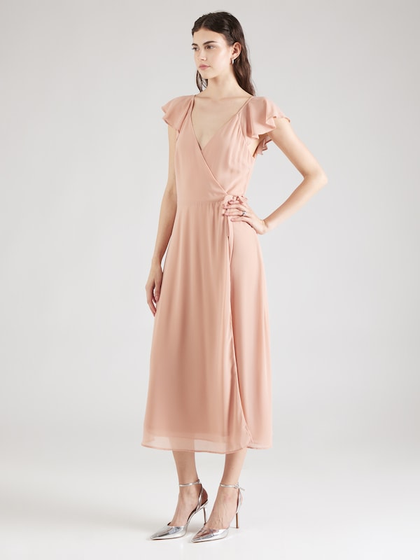 VILA Dress 'Bonan' in Dusky Pink
