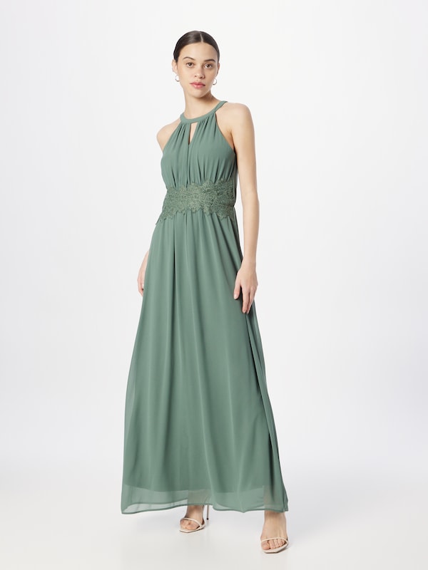 VILA Evening Dress in Jade
