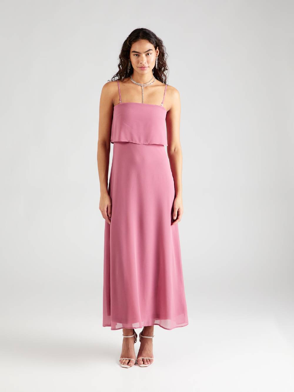 VILA Evening Dress 'MILINA' In Dusky Pink