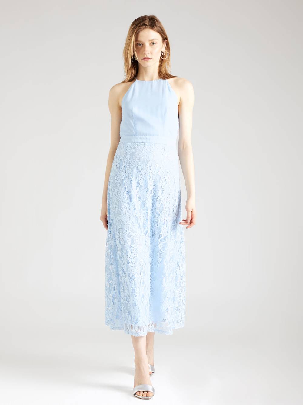 VILA Evening Dress 'ORA' In Light Blue
