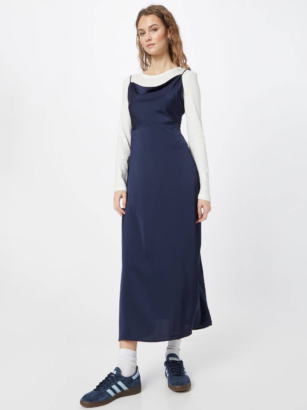 VILA Evening Dress 'Ravenna' In Navy