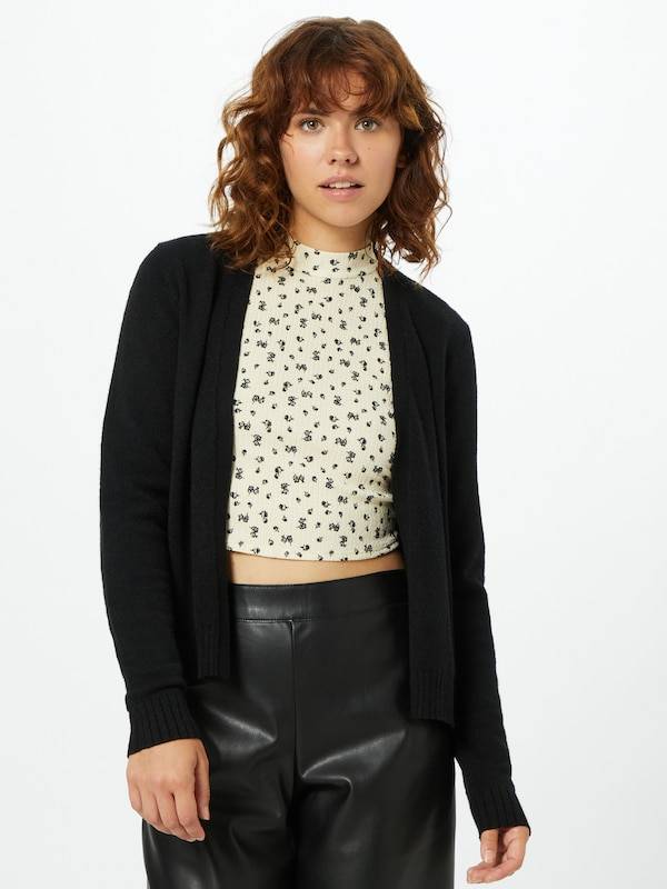 VILA Knit Cardigan 'VIRil' in Black