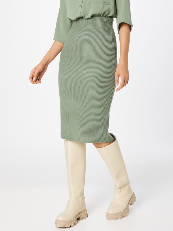 VILA Skirt 'Viril' In Olive