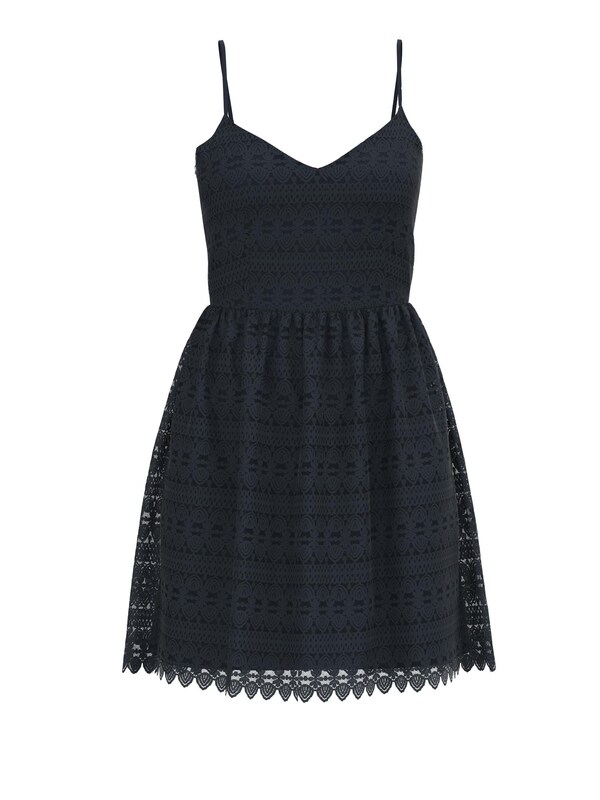 VILA Summer Dress 'AGNES' in Night Blue
