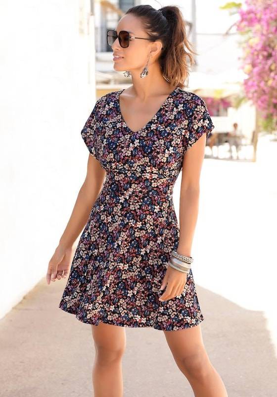 VIVANCE Summer Dress in Mixed Colors