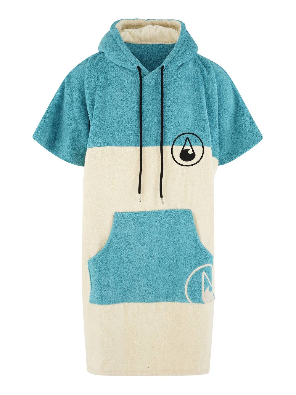 Wave Hawaii Short Bathrobe ' Lagos ' In Off White