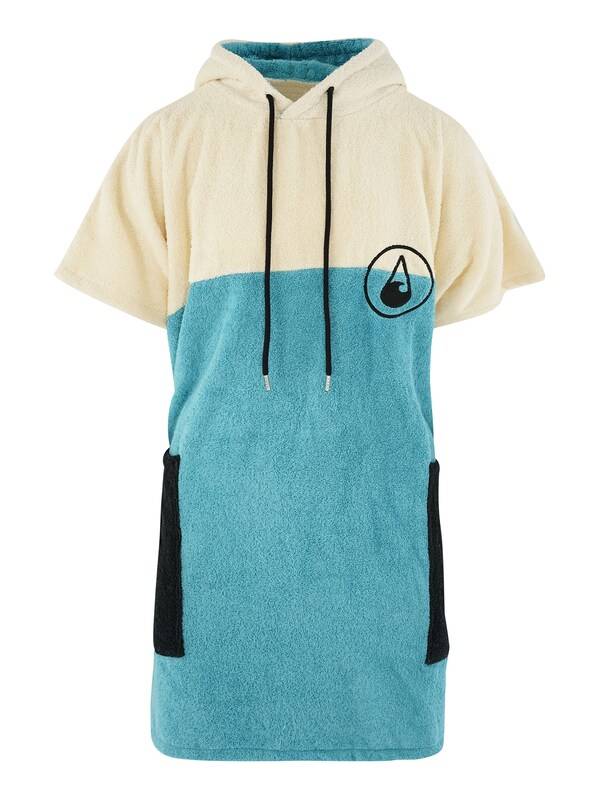 Wave Hawaii Short Bathrobe ' Porto ' In Ivory