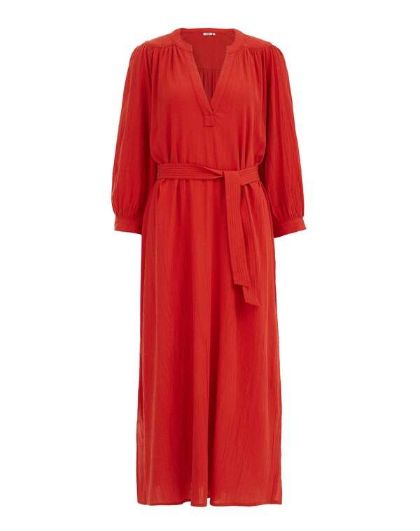 WE Fashion Shirt Dress in Bright Red