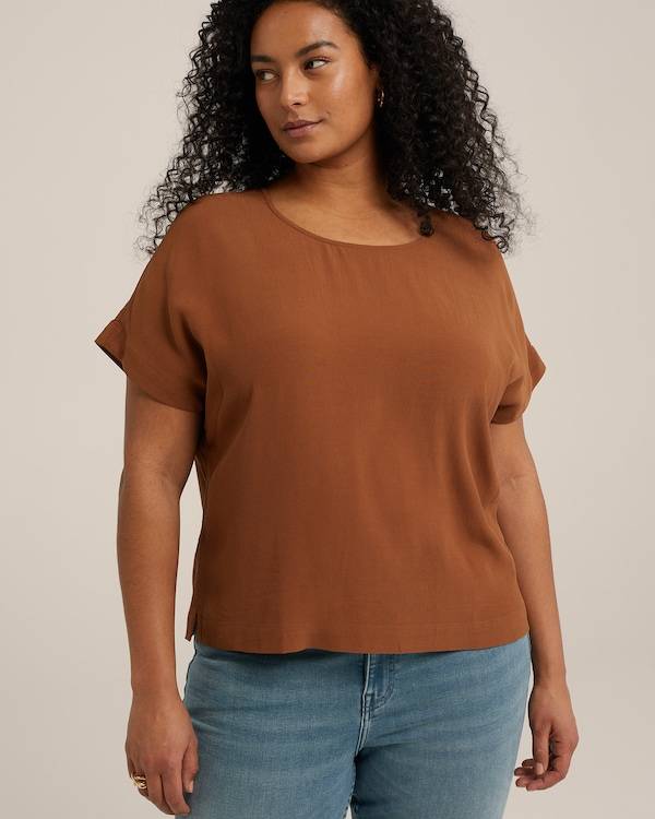 WE Fashion Shirt in Brown