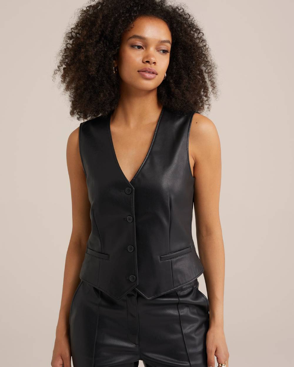 WE Fashion Vest In Black