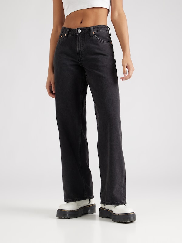 WEEKDAY Loose fit Jeans 'Ampel' in Black Denim