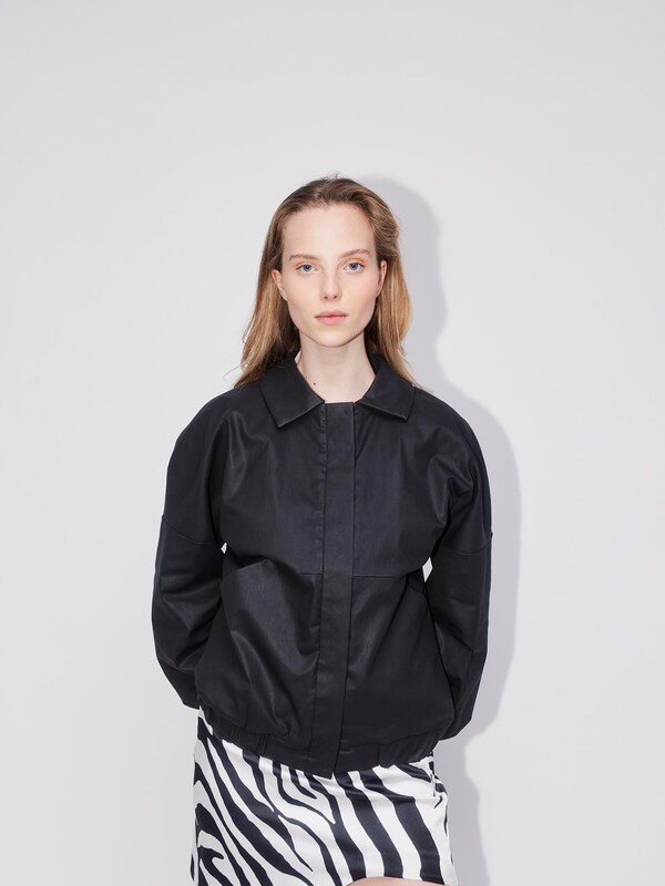 Wiederbelebt Between-Season Jacket 'MILA' in Black