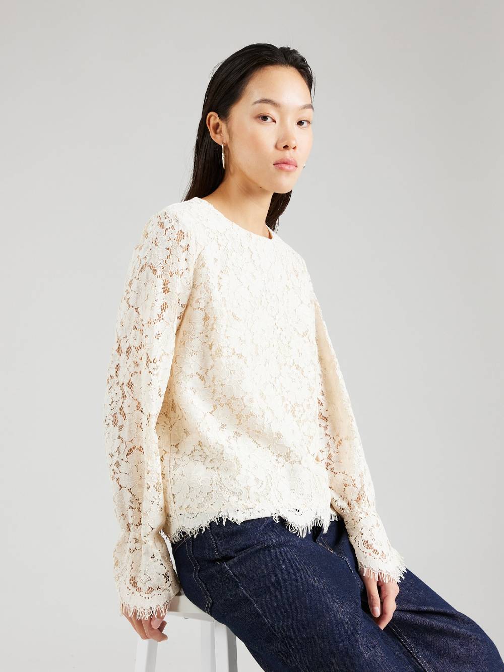 Y.A.S Blouse 'PERLA' In White