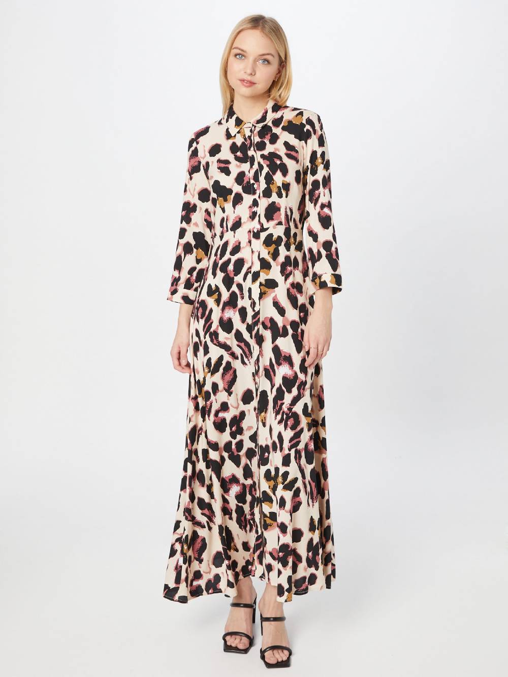 Y.A.S Shirt Dress 'YASSAVANNA' In Beige