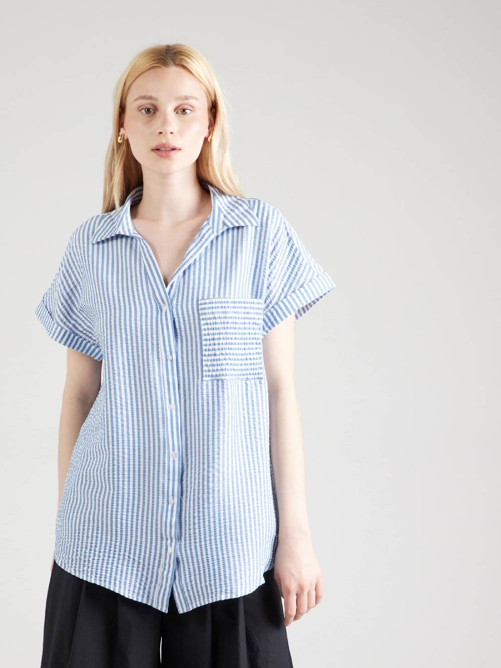 ZABAIONE Blouse 'Am44bre' In Blue