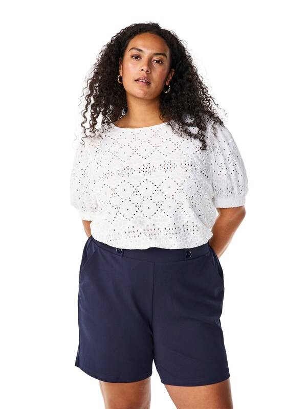 Zizzi Blouse 'CASISI' in White