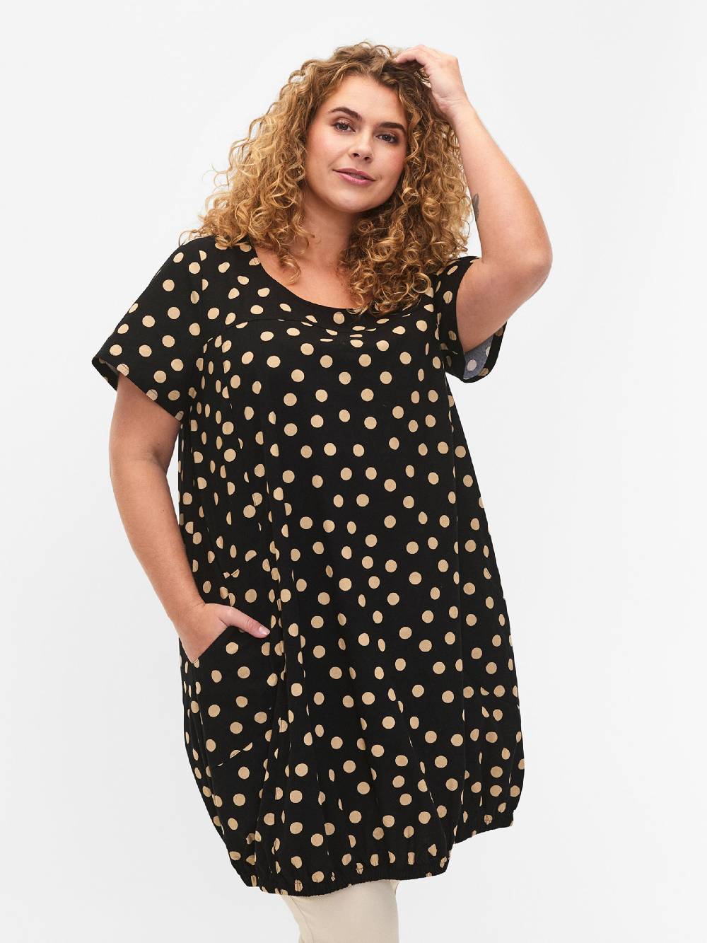 Zizzi Dress 'JEASY' In Black