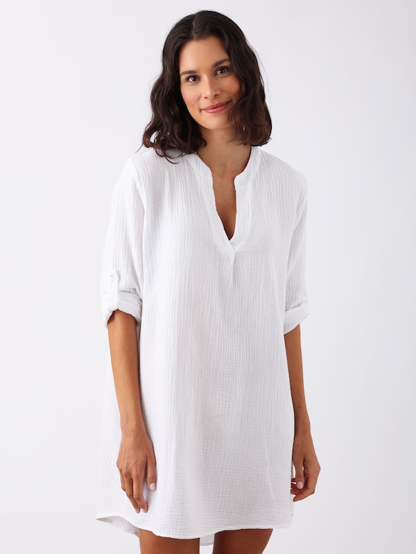 Zwillingsherz Tunic 'Amelie' in White
