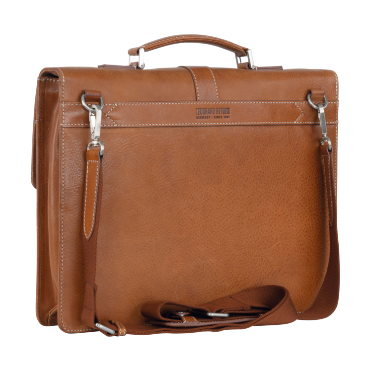 Leonhard Heyden Bergamo Aktenmappe 1 Fach Hellbraun