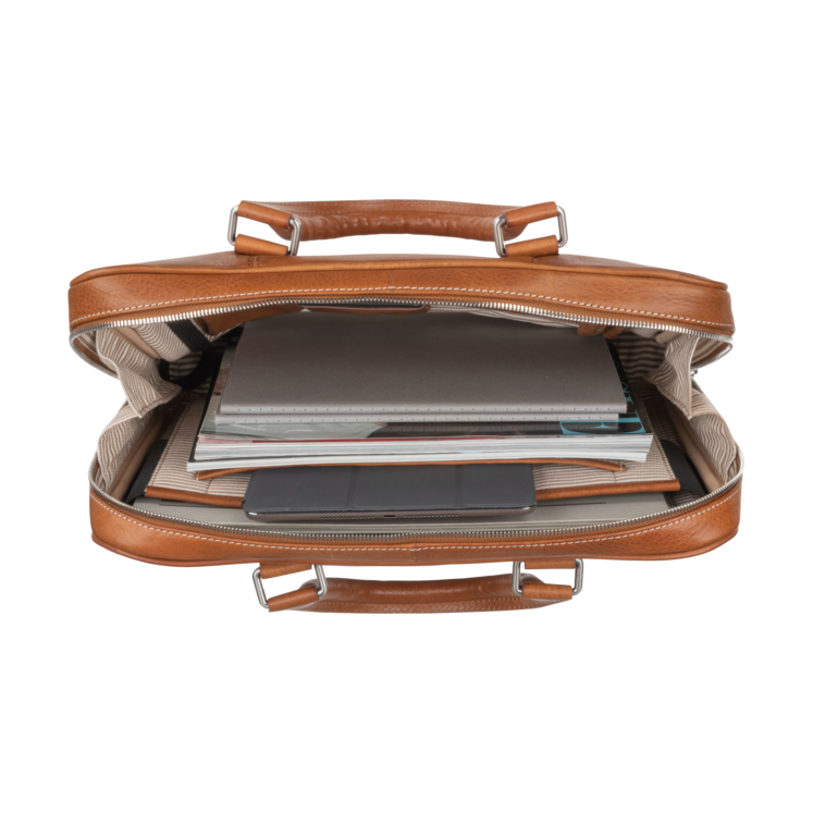 Leonhard Heyden Bergamo RV-Aktenmappe 1 Fach Hellbraun