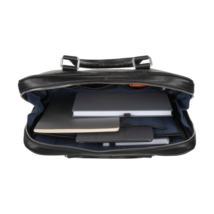 Leonhard Heyden Bergamo RV-Aktenmappe 1 Fach Schwarz