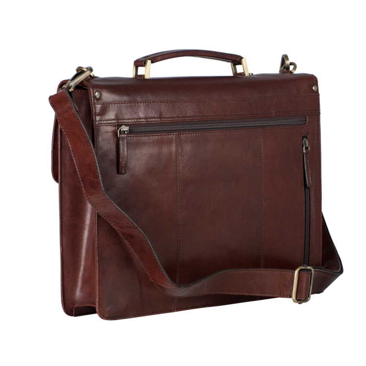 Leonhard Heyden Cambridge Aktenmappe 1 Fach Rotbraun