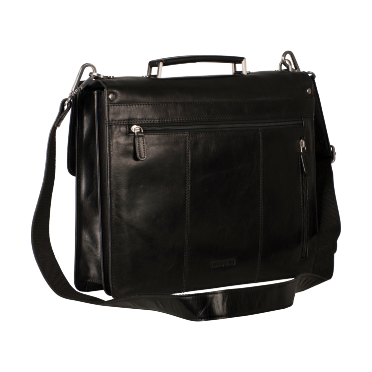 Leonhard Heyden Cambridge Aktenmappe 2 Fächer Schwarz