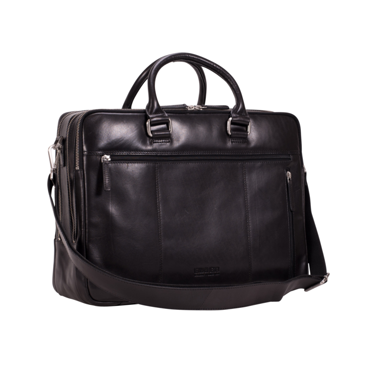 Leonhard Heyden Cambridge RV-Aktenmappe 3 Fächer Schwarz