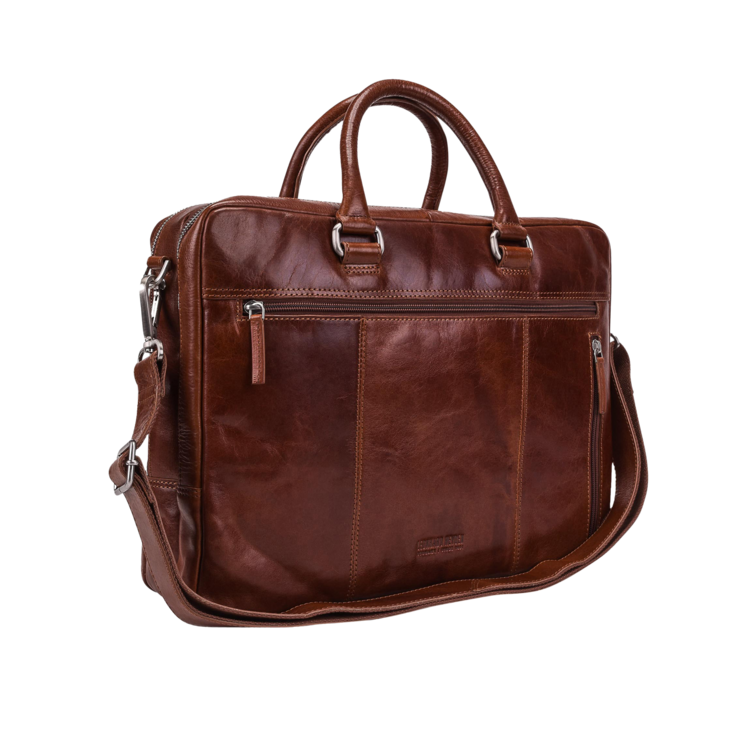 Leonhard Heyden Cambridge RV-Aktenmappe L 2 Fächer Cognac