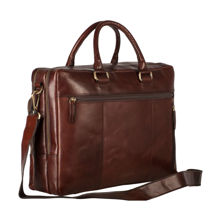 Leonhard Heyden Cambridge RV-Aktenmappe L 2 Fächer Rotbraun