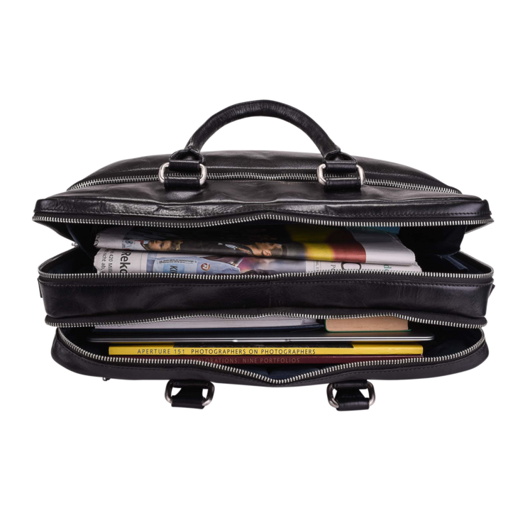 Leonhard Heyden Cambridge RV-Aktenmappe L 2 Fächer Schwarz