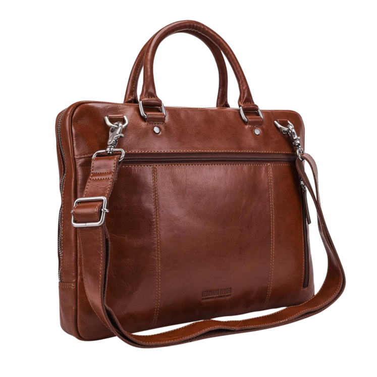 Leonhard Heyden Cambridge RV-Aktenmappe S 1 Fach Cognac